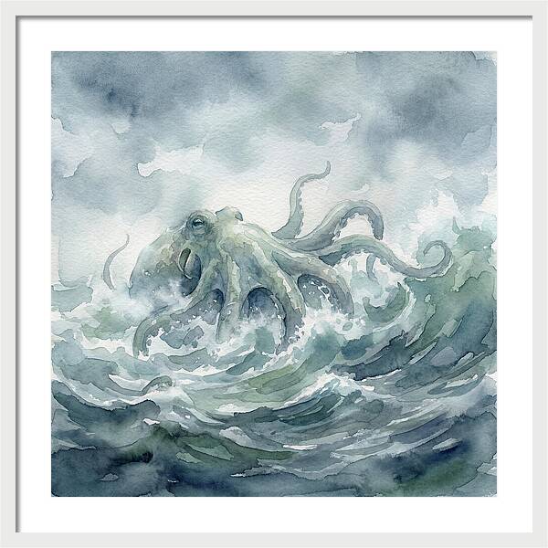 Mysterious Kraken Rising From Below