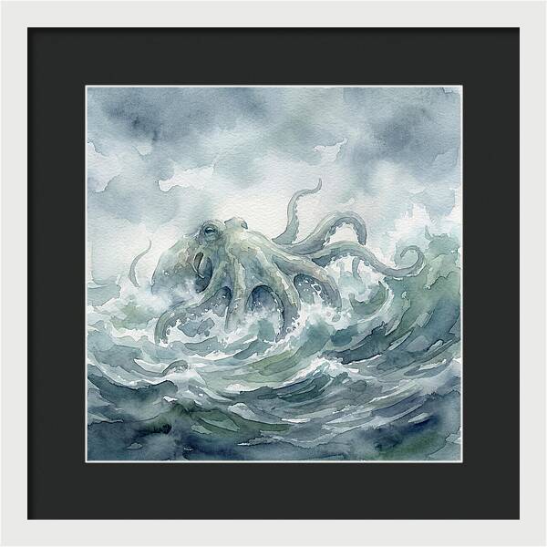 Mysterious Kraken Rising From Below