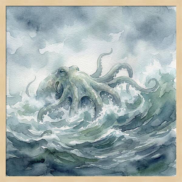 Mysterious Kraken Rising From Below