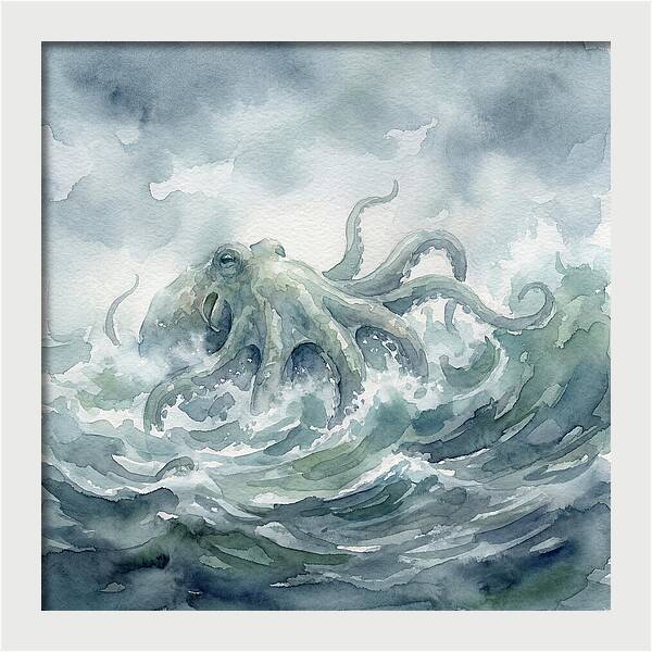Mysterious Kraken Rising From Below