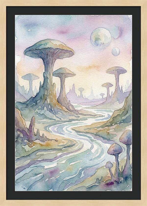 Mysterious Planet Landscape