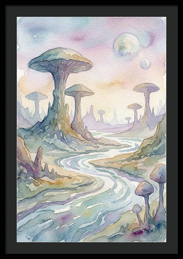Mysterious Planet Landscape