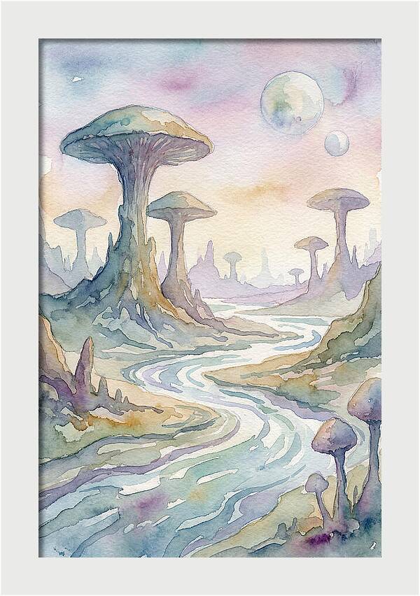 Mysterious Planet Landscape