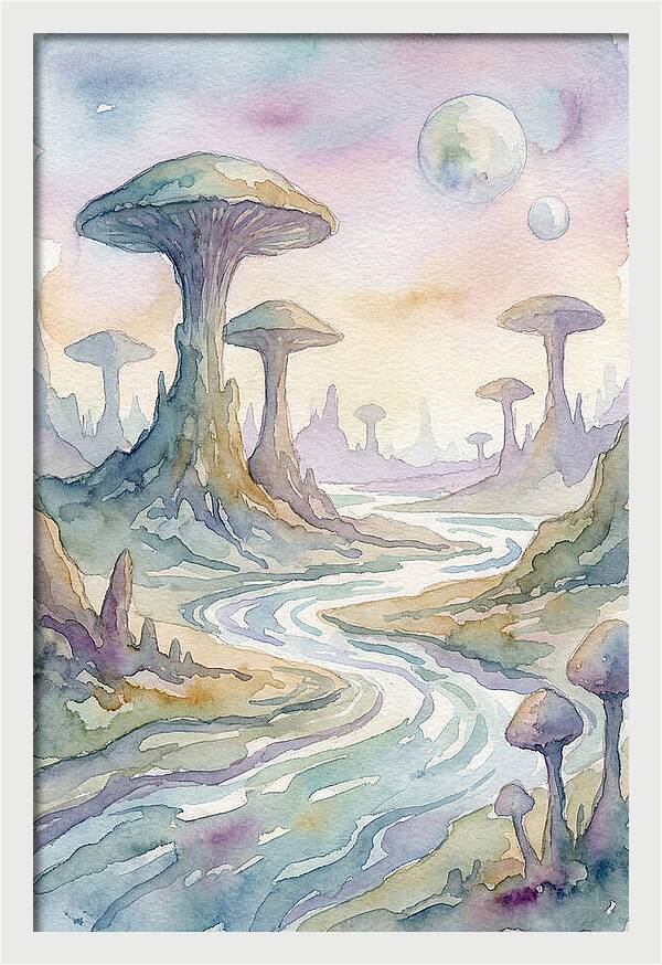 Mysterious Planet Landscape
