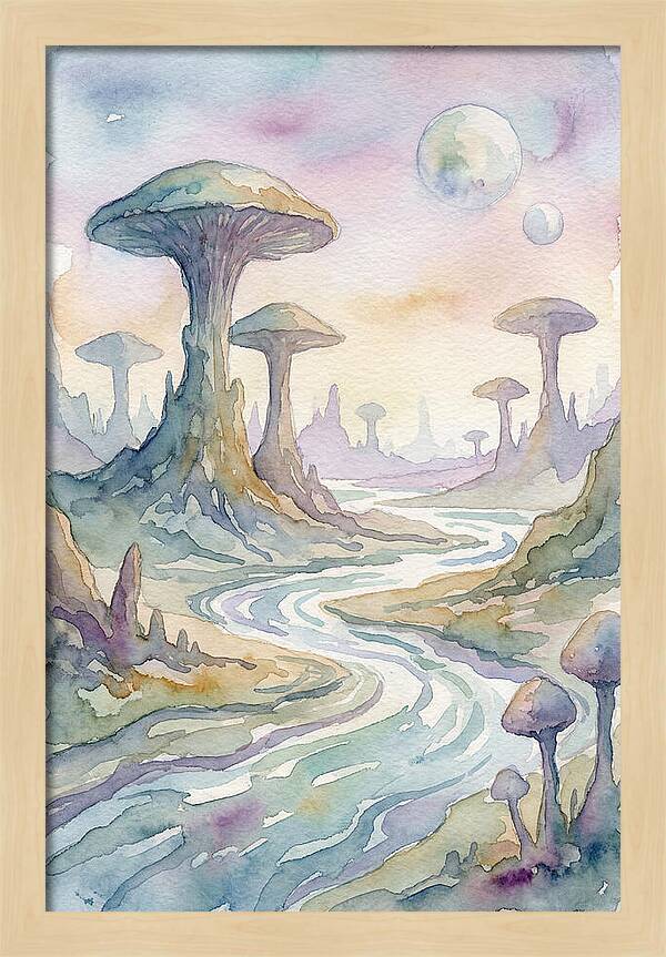 Mysterious Planet Landscape