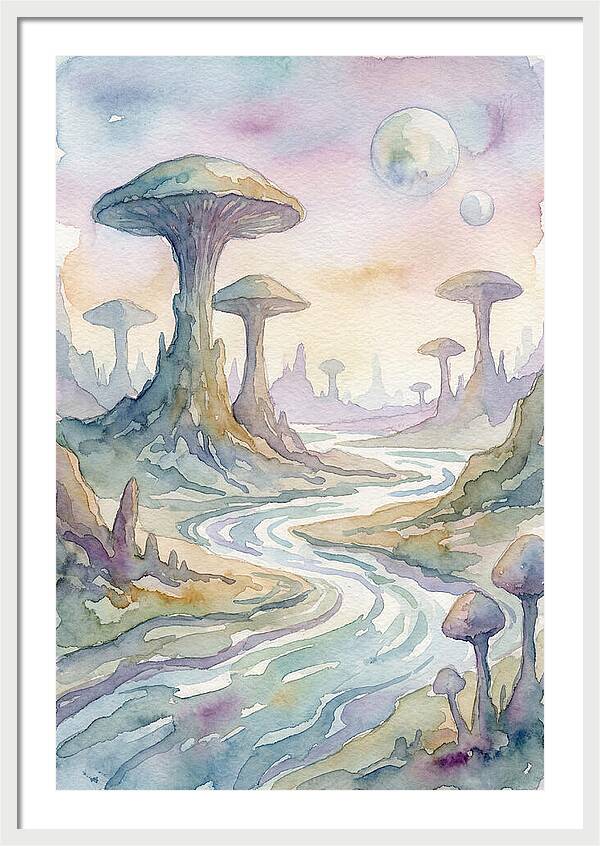 Mysterious Planet Landscape