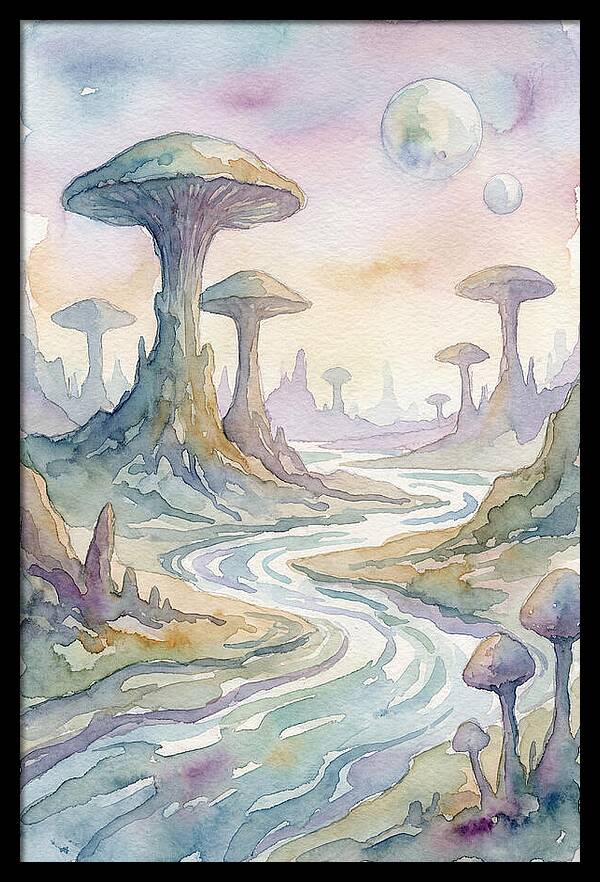 Mysterious Planet Landscape