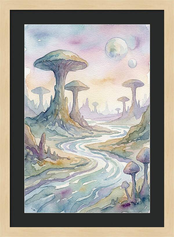 Mysterious Planet Landscape