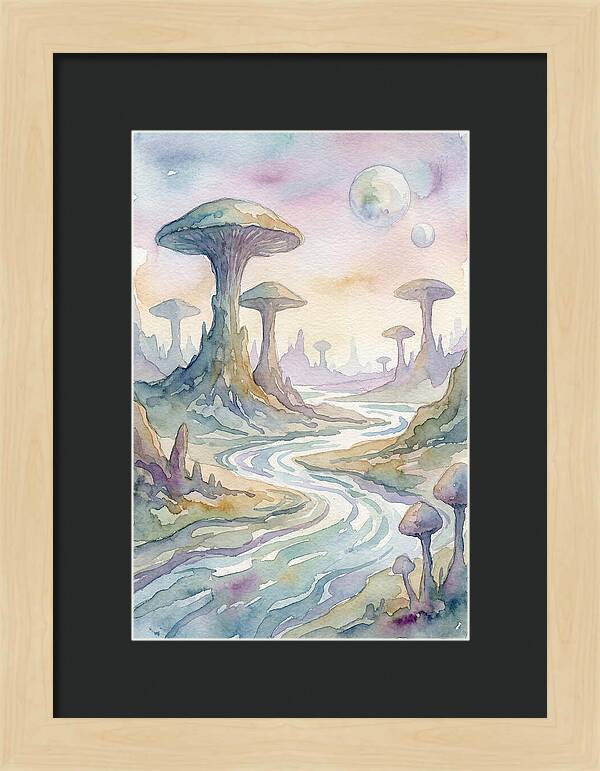 Mysterious Planet Landscape