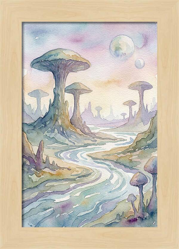 Mysterious Planet Landscape