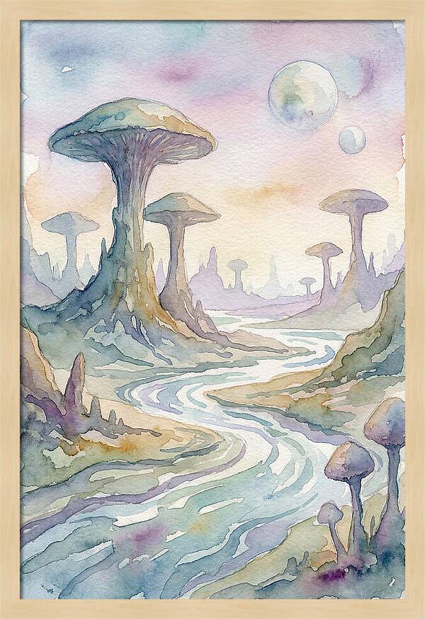 Mysterious Planet Landscape