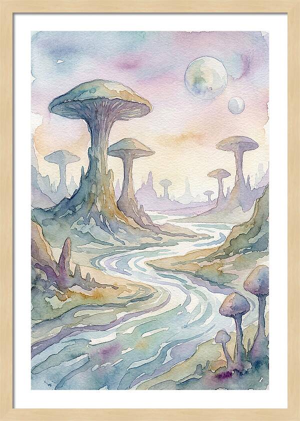 Mysterious Planet Landscape