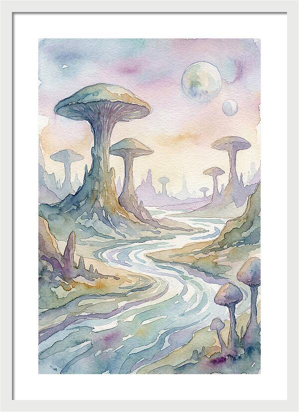 Mysterious Planet Landscape