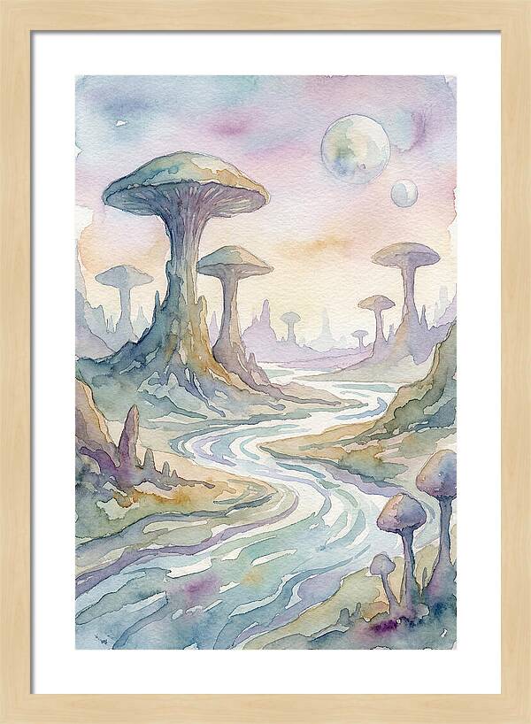 Mysterious Planet Landscape
