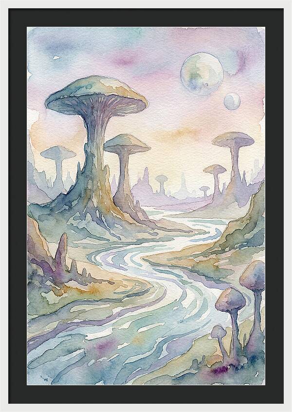 Mysterious Planet Landscape