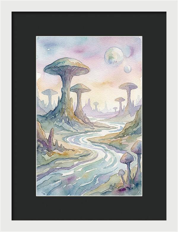 Mysterious Planet Landscape