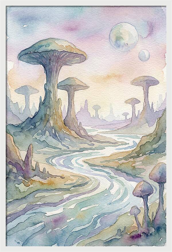 Mysterious Planet Landscape