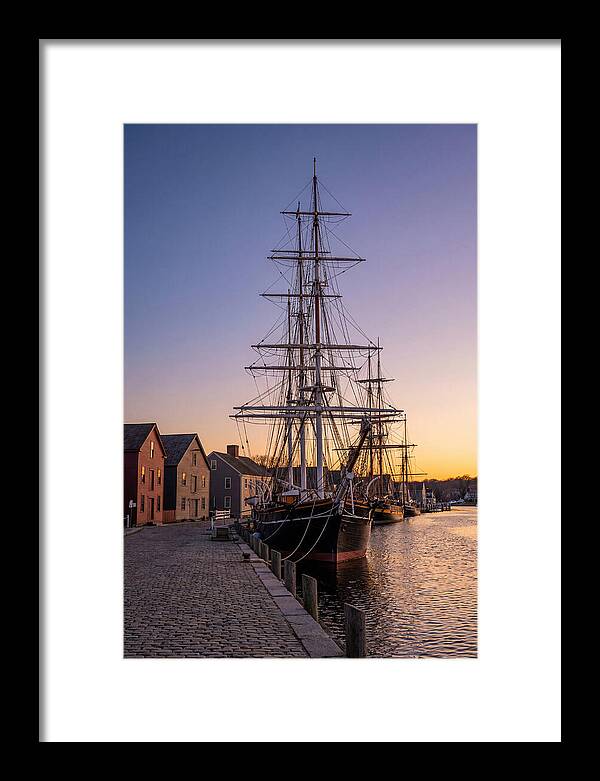Mystic Seaport At Golden Hour