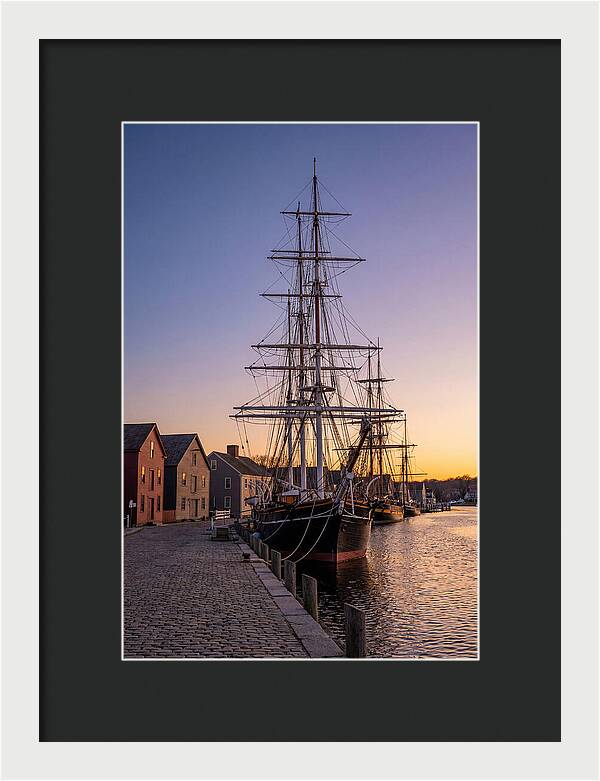 Mystic Seaport At Golden Hour