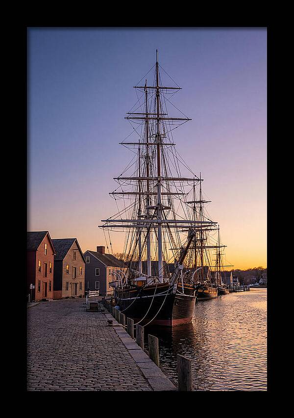 Mystic Seaport At Golden Hour