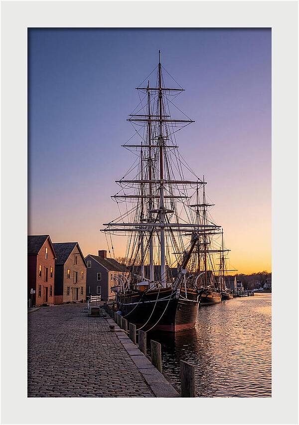 Mystic Seaport At Golden Hour