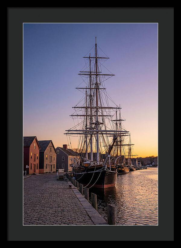 Mystic Seaport At Golden Hour