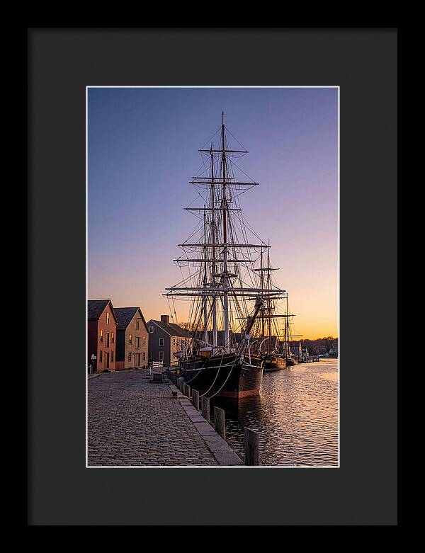Mystic Seaport At Golden Hour