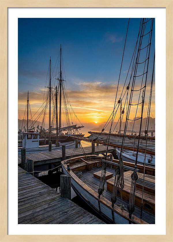 Mystic Seaport Sunrise Serenity