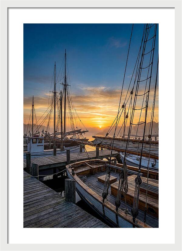 Mystic Seaport Sunrise Serenity