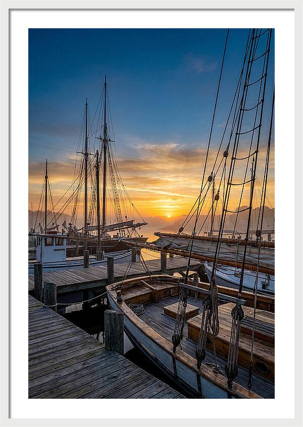 Mystic Seaport Sunrise Serenity