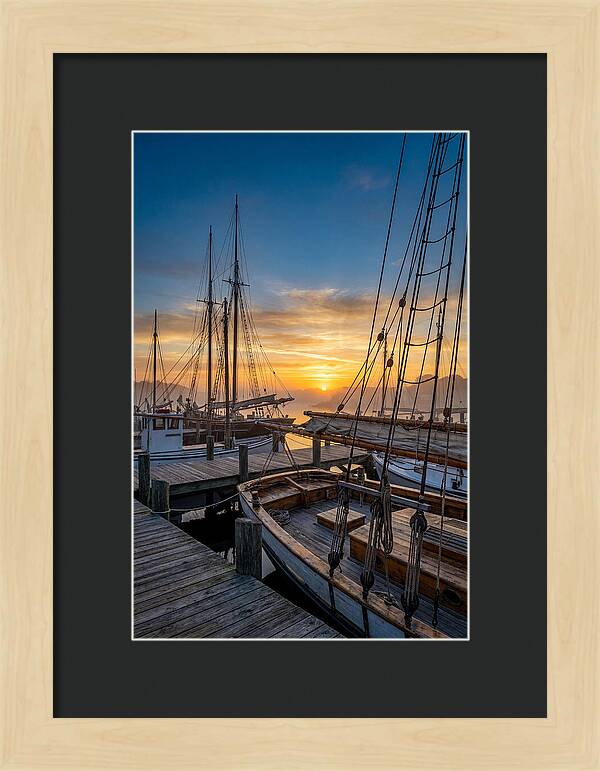 Mystic Seaport Sunrise Serenity