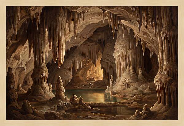 Mystical Cavern Reflections