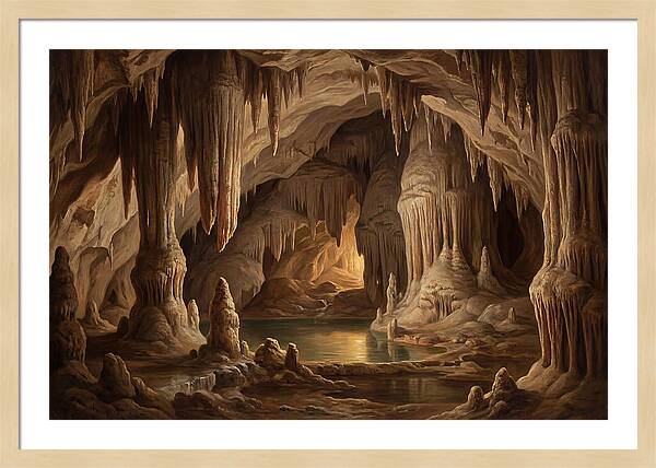 Mystical Cavern Reflections