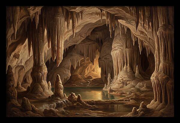 Mystical Cavern Reflections