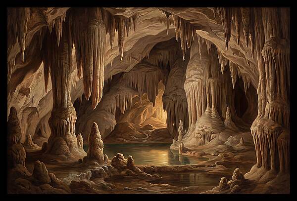 Mystical Cavern Reflections