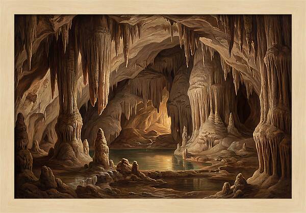 Mystical Cavern Reflections
