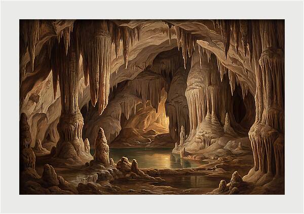 Mystical Cavern Reflections