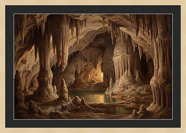 Mystical Cavern Reflections