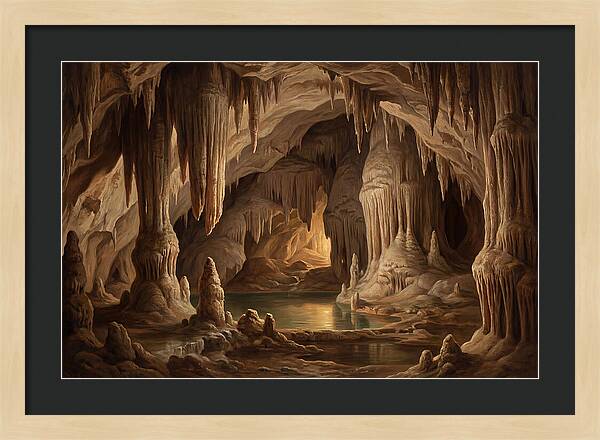 Mystical Cavern Reflections