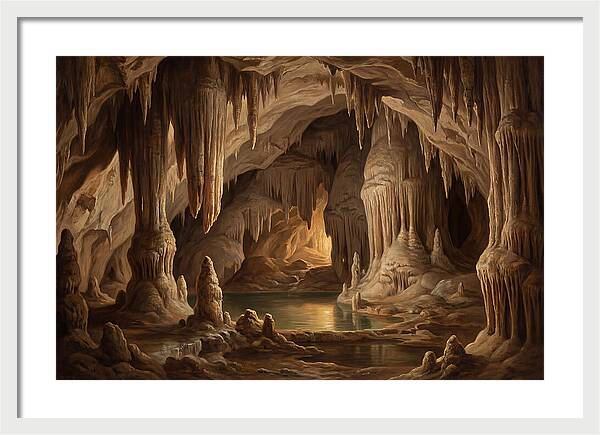 Mystical Cavern Reflections