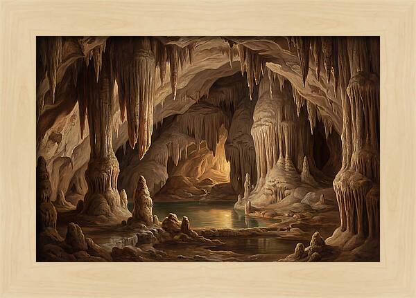 Mystical Cavern Reflections