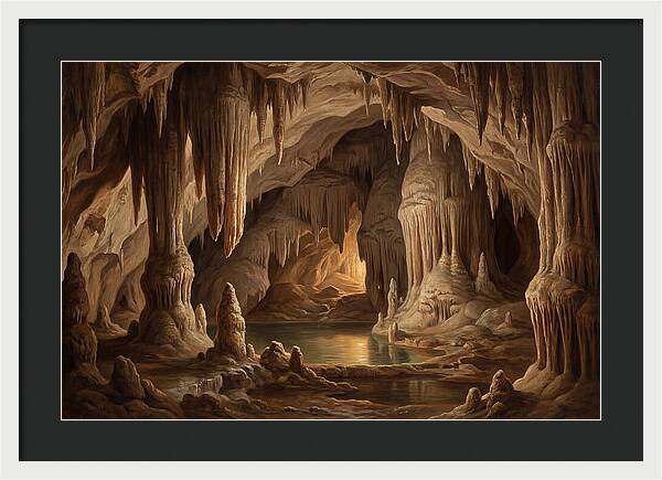 Mystical Cavern Reflections