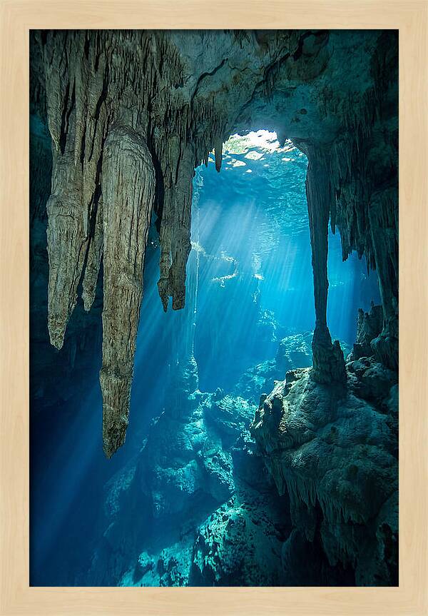 Mystical Cenote Reflections