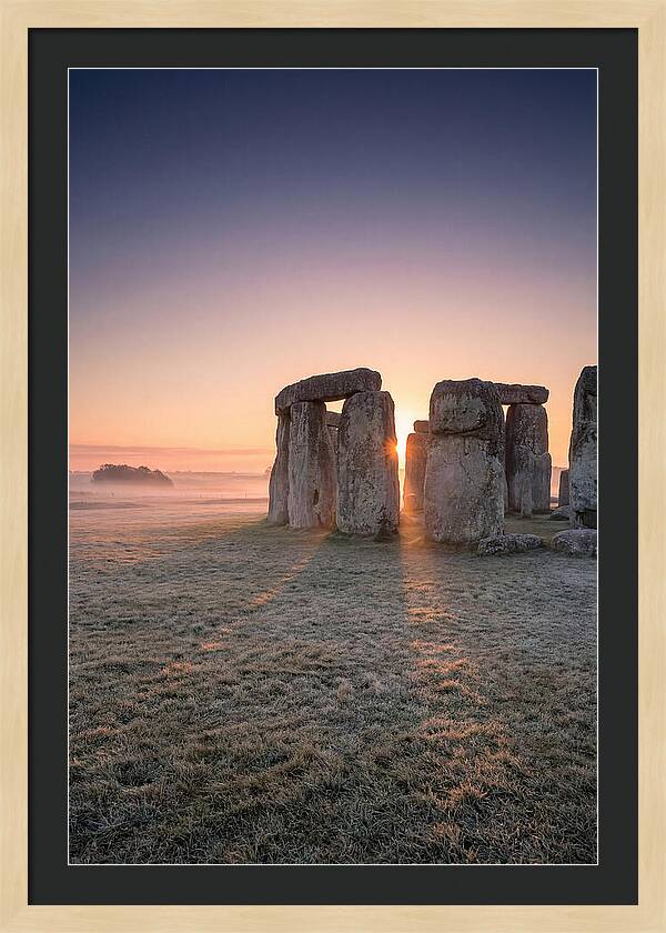 Mystical Dawn At Stonehenge