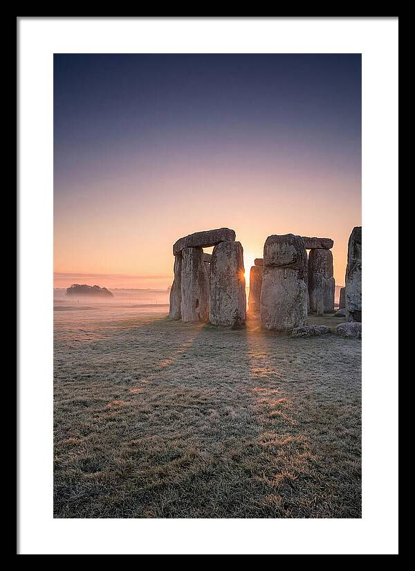 Mystical Dawn At Stonehenge