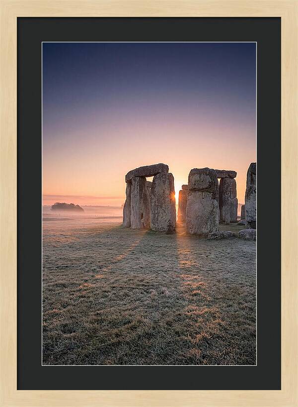 Mystical Dawn At Stonehenge