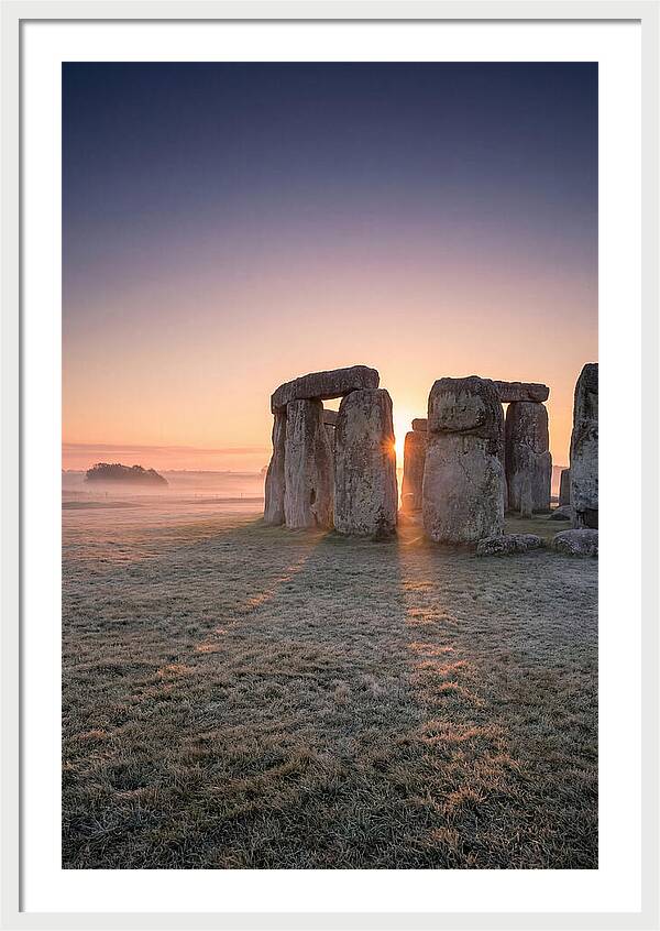 Mystical Dawn At Stonehenge