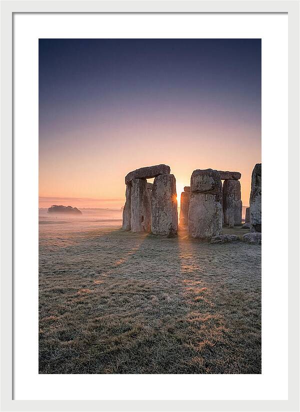 Mystical Dawn At Stonehenge