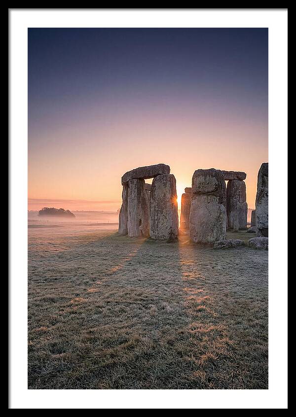 Mystical Dawn At Stonehenge