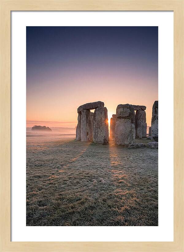 Mystical Dawn At Stonehenge